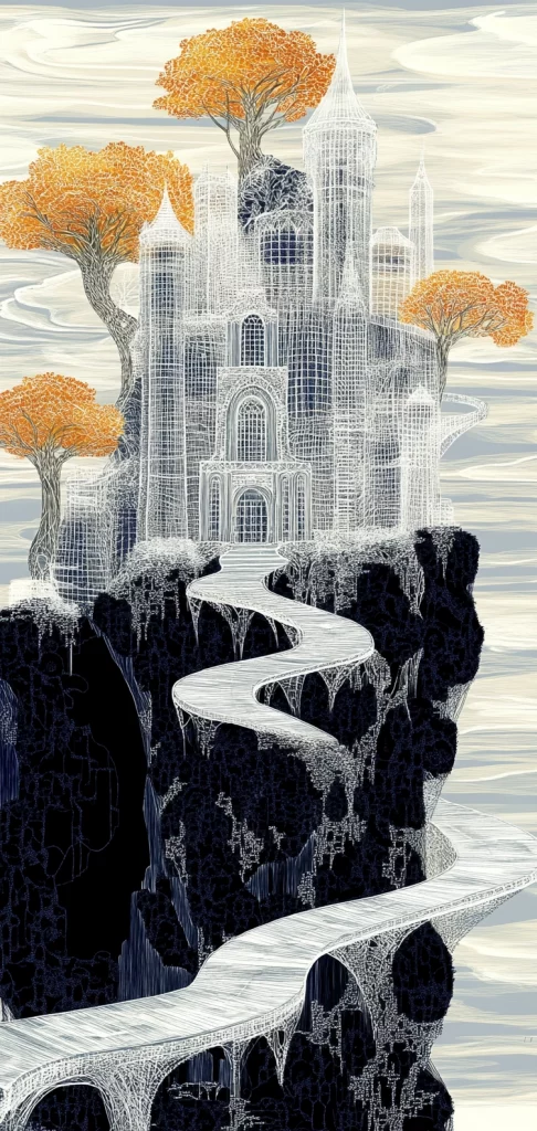 Luminescent Winter Dreamscape - Eastern Traditional