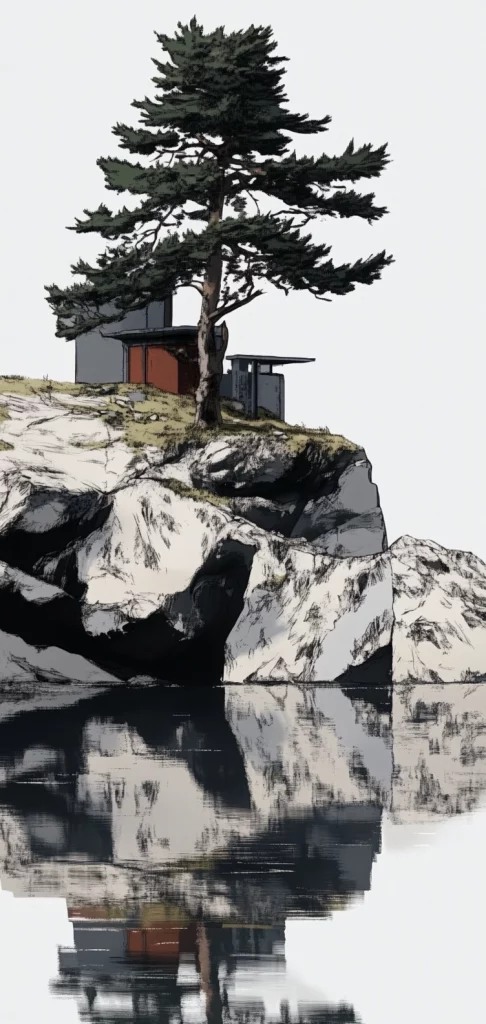 Geometric Composition with Bold Colors - Abstract Art