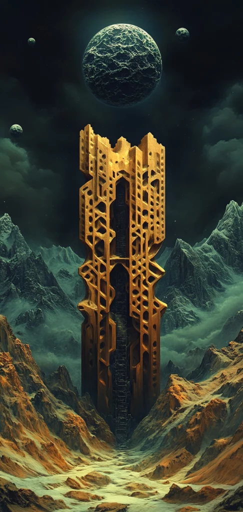 Golden Dimensional Geometry - Futurism