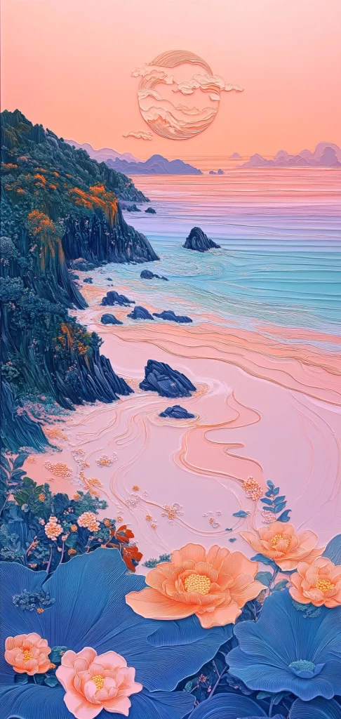 Pastel Floral Dreamscape - Surrealism