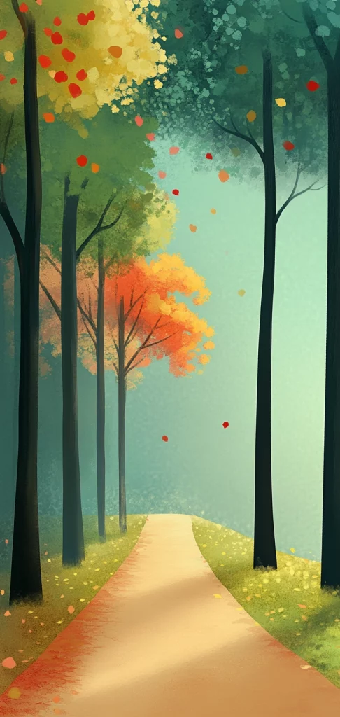 Pastel Nature Harmony - Illustration