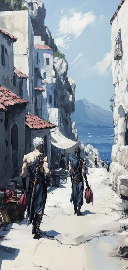 Dynamic Brushstroke Realism - High Contrast