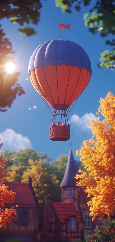 Vibrant Autumn Realism - Illustration