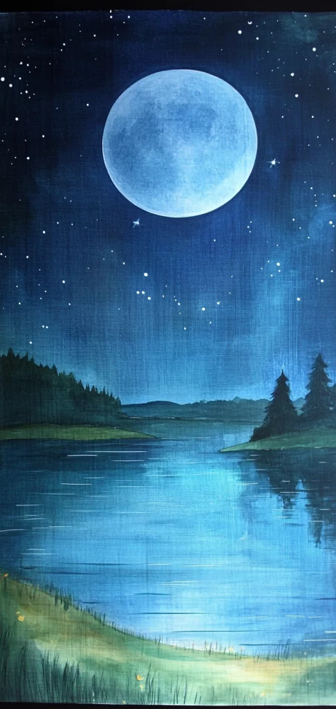 Celestial Glow with Nature Contrast - Surrealism