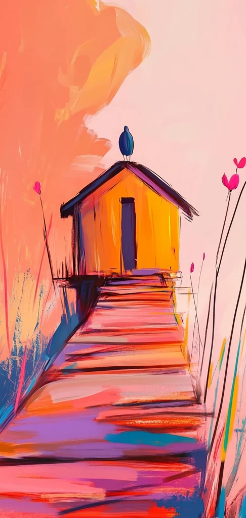 Vivid Abstract Landscapes - Modernism