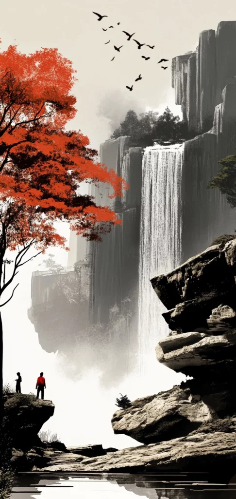 Cinematic Contrast Surrealism - Illustration