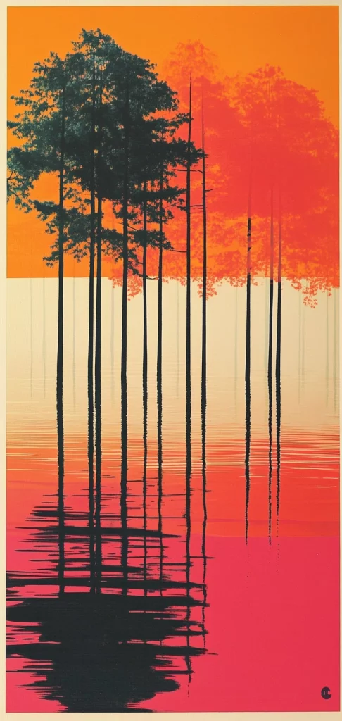 Bold Geometric Warmth – Pop Art