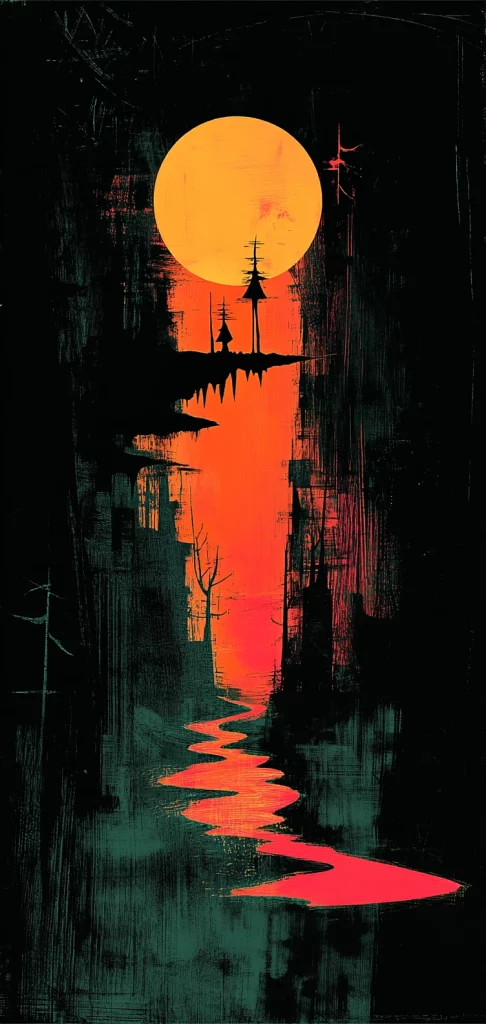 Vivid Contrasts and Silhouettes - High Contrast