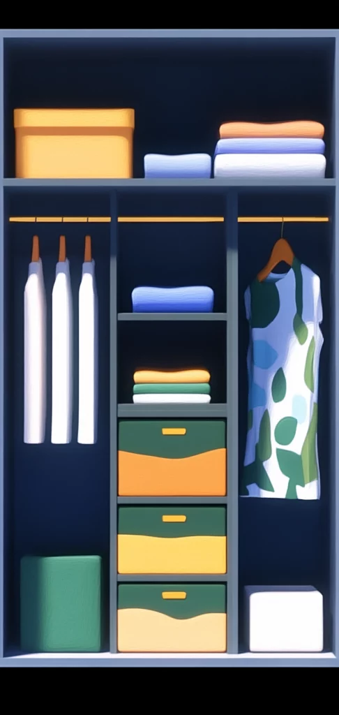 Contrasted Cool Palette Scenes - Illustration