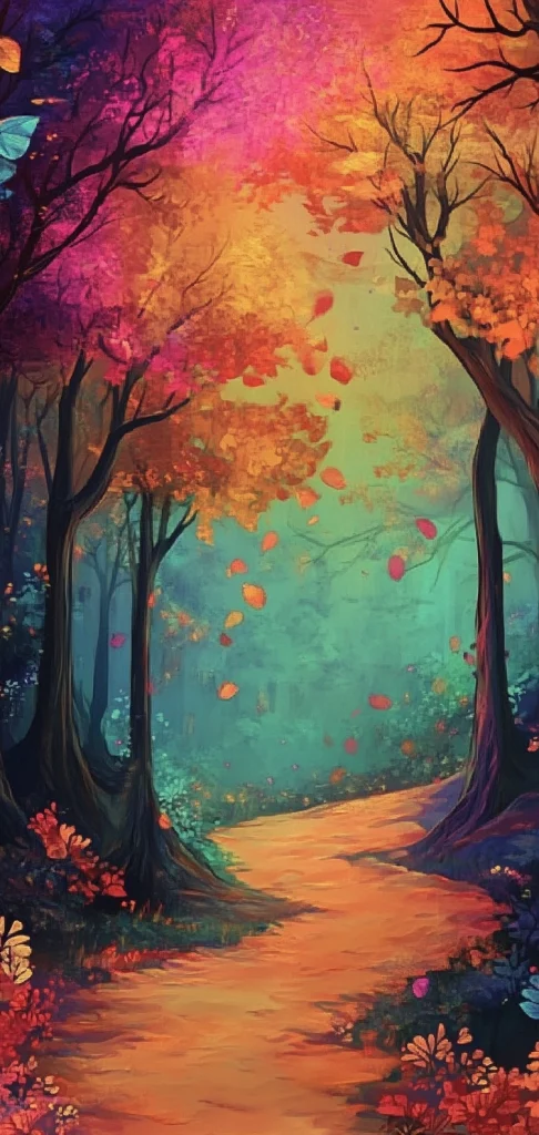 Vibrant Color Dreamscape - Illustration