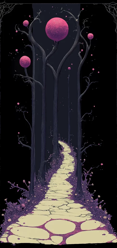 Dark Purple Illumination - Surrealism