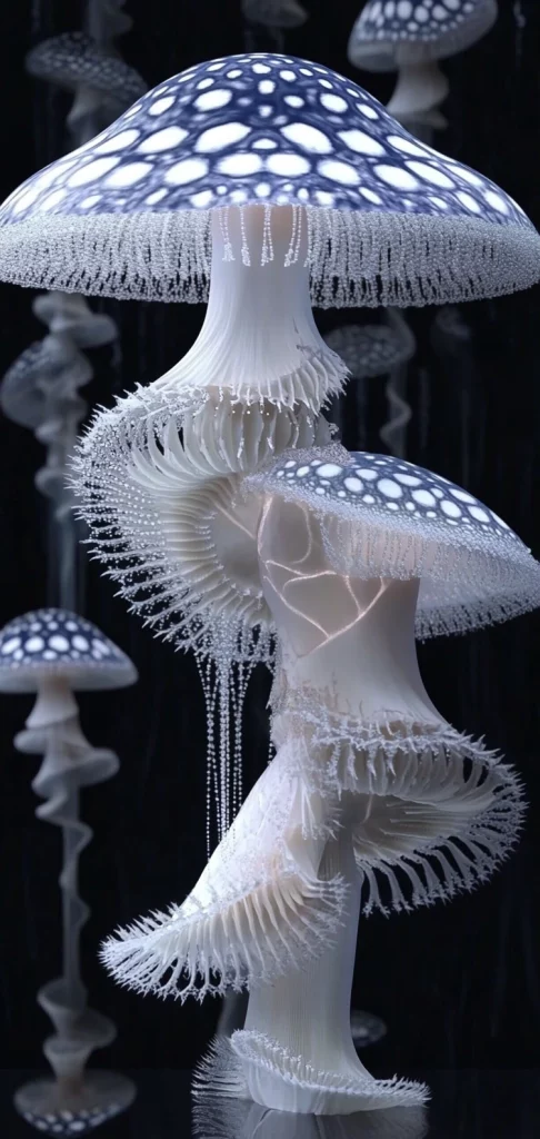 Luminous Monochrome Nightscape - Monochrome