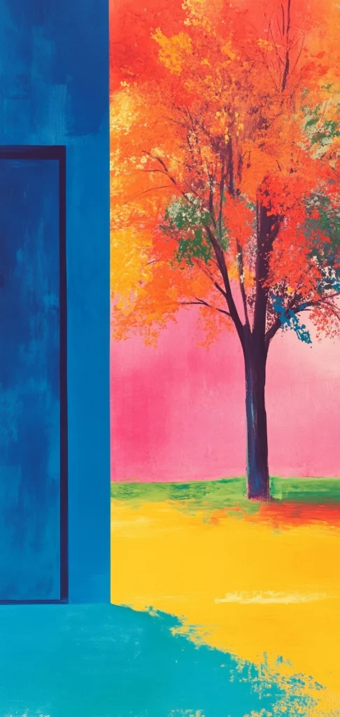 Vibrant Gradient Dreams - Pop Art