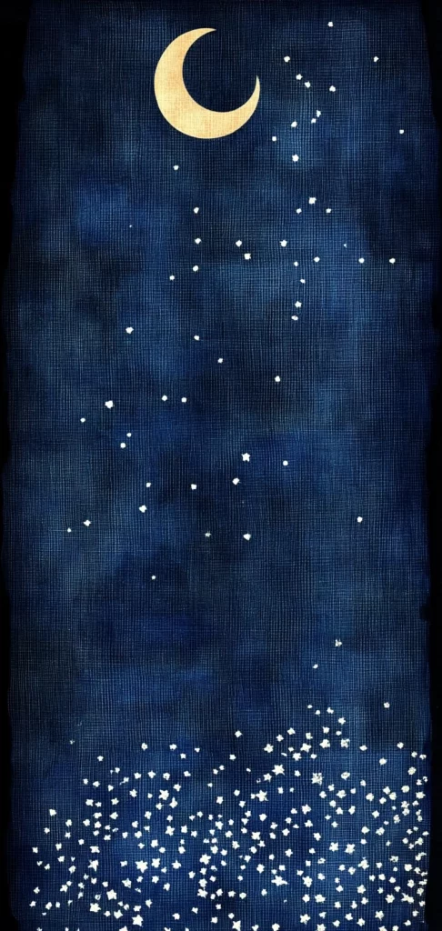 Textured Night Sky Abstractions - Natural