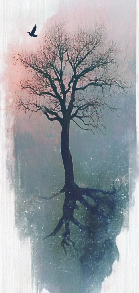 Moonlit Dreamscape in Pastel - Blur Effect