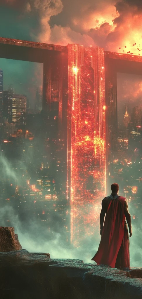 Luminous Architecture and Fiery Skies - Warm Tone