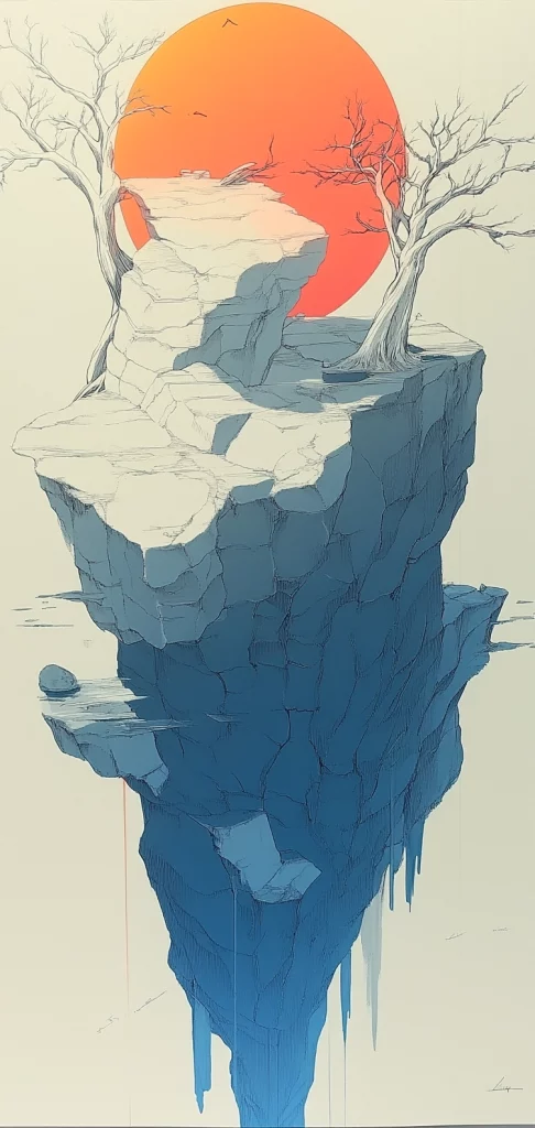 Vibrant Elemental Landscapes - Modernism