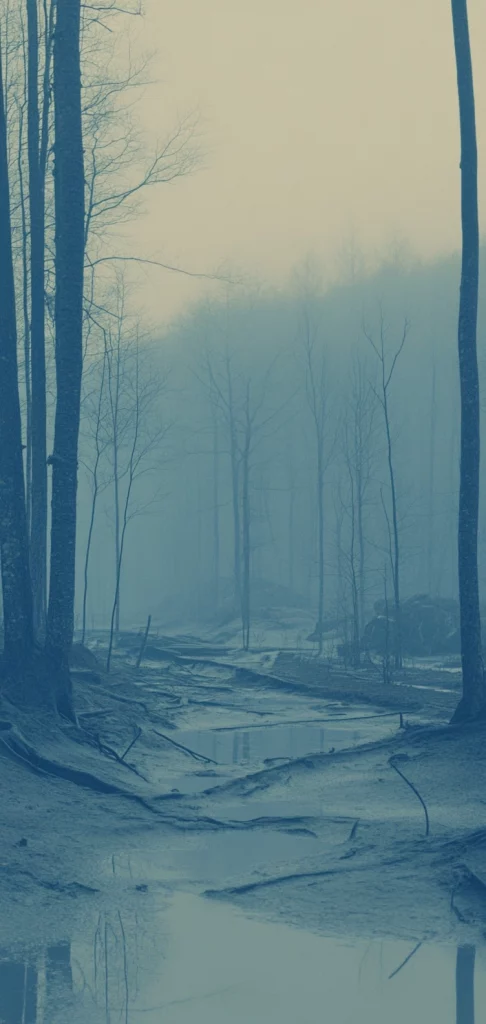 Misty Monochrome Reflections - Natural