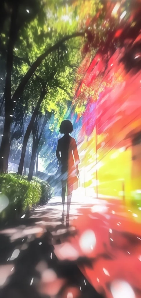 Radiant Illumination and Soft Blur - High Contrast