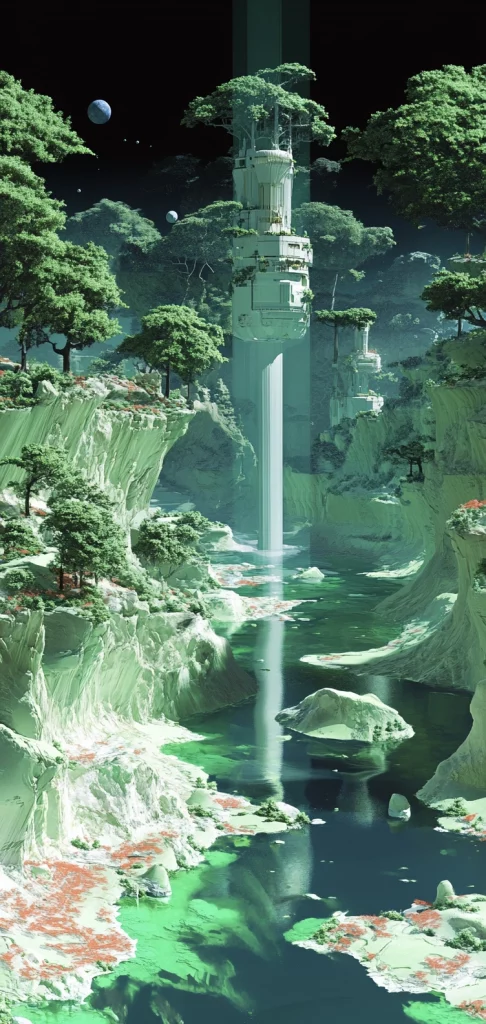 Synthetic Emerald Luminance - Eastern Traditional