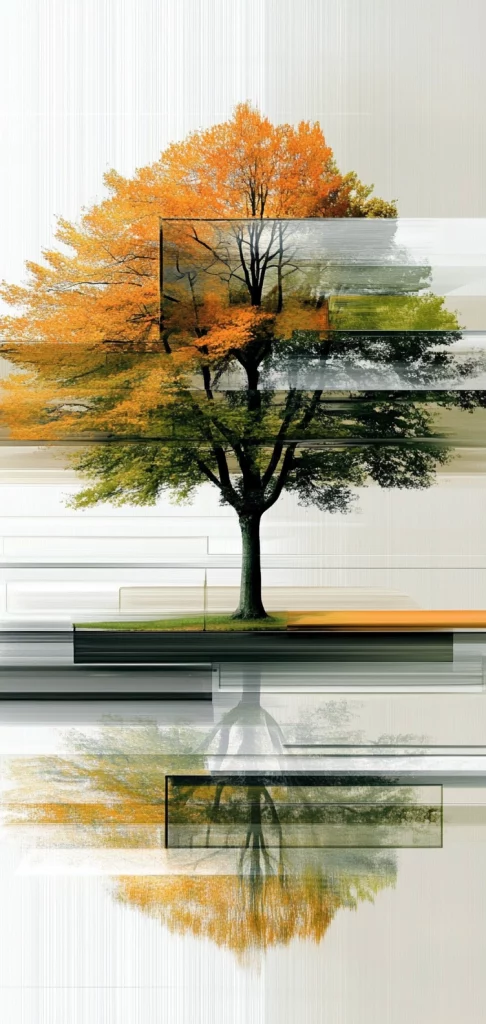 Geometric Realism with Natural Elements - Modernism