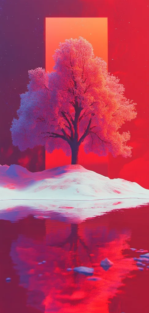 Vibrant Neon Illumination - High Contrast