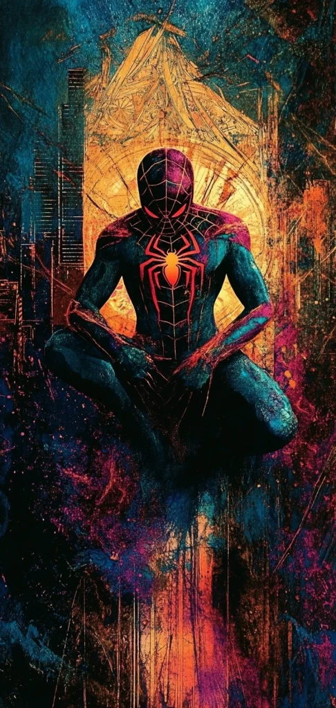 Vibrant Textured Contrast - Modernism