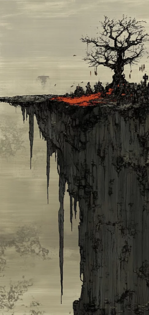 Muted Earthy Cliffscapes - Eastern Traditional