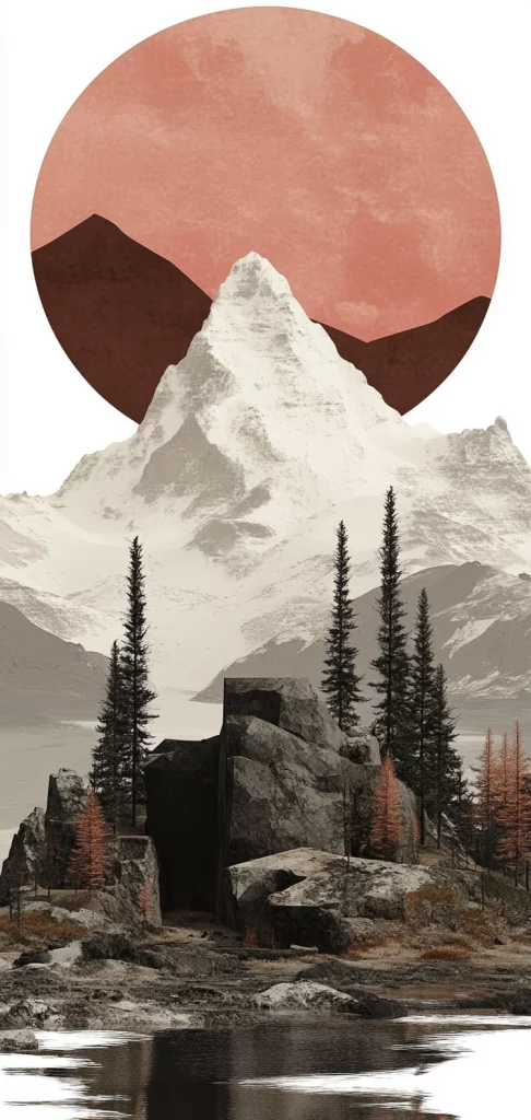 Muted Earth Tones - Modernism