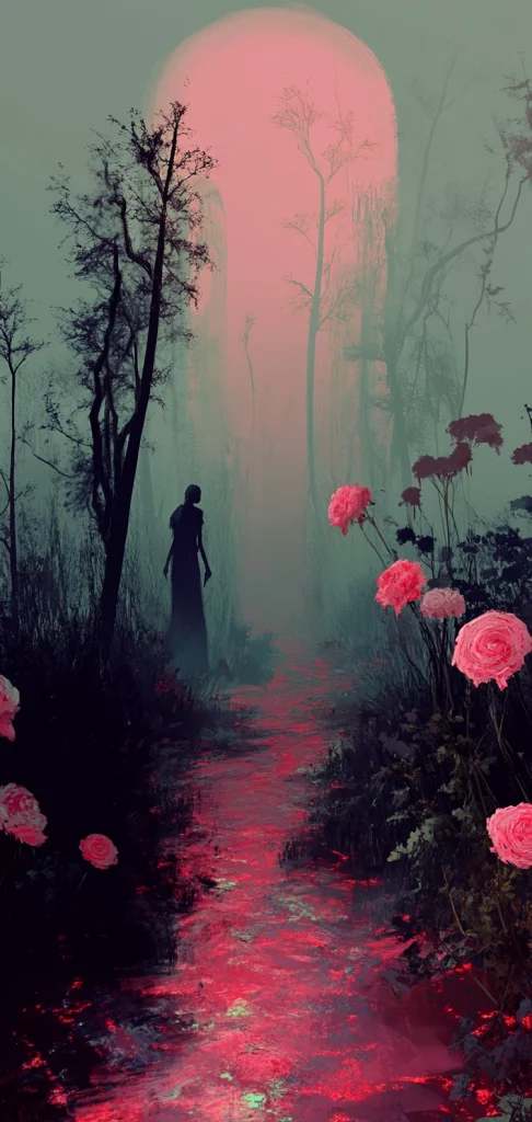 Dark Romantic Neon - Surrealism