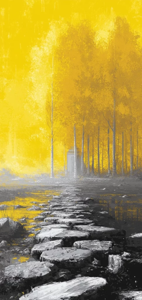 Vivid Contrast Composition - High Contrast