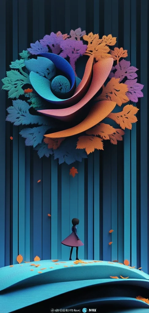 Vibrant Chromatic Architecture - Abstract Art