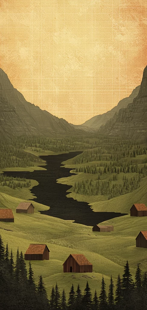 Muted Earth Tone Dreamscape - Modernism