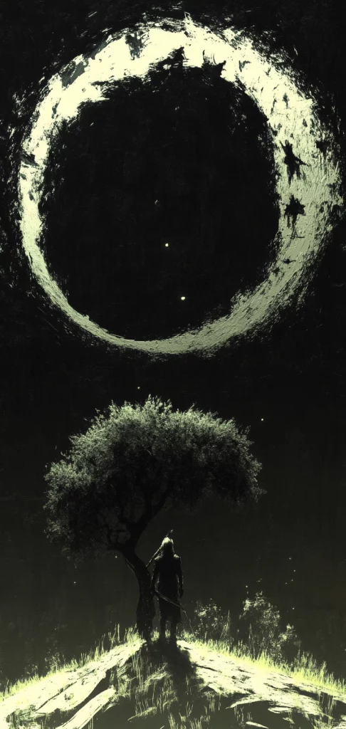 Monochrome High Contrast Expressionism - Monochrome