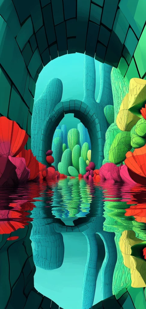 Vivid Color Gradient - Modernism