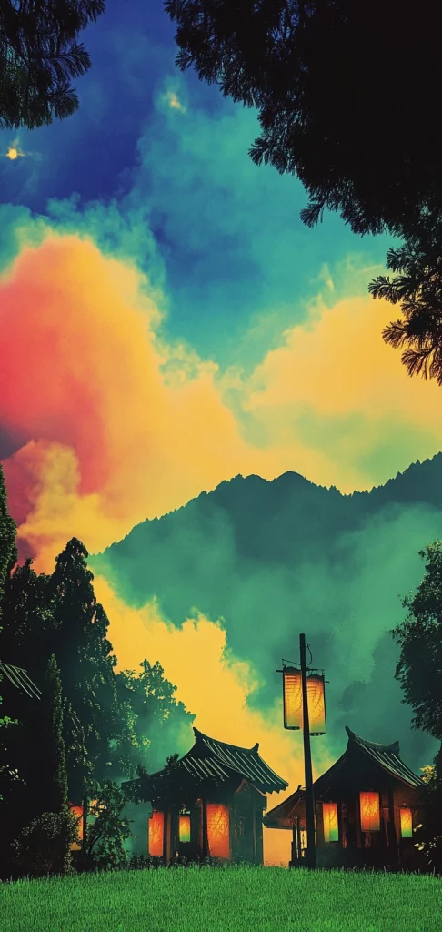 Vibrant Nature Contrast - Illustration