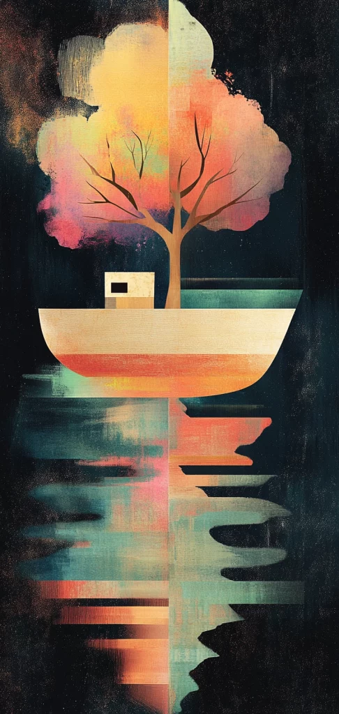 Vibrant Layered Gradients - Modernism