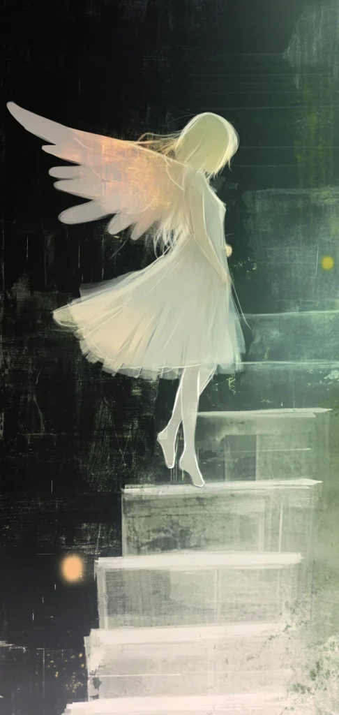 Ethereal Glow with Dark Contrasts - High Contrast