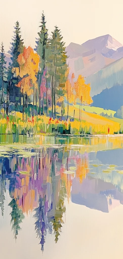 Bright Autumn Reflections - Modernism