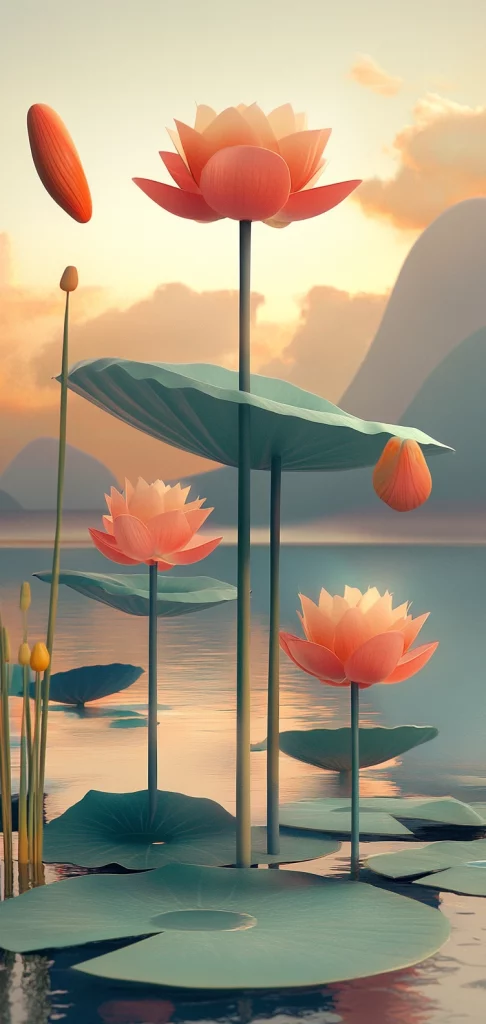 Warm Pastel Dreamscape - Warm Tone