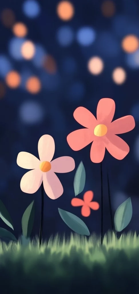 Nighttime Radiant Hues - Fluorescent Effect