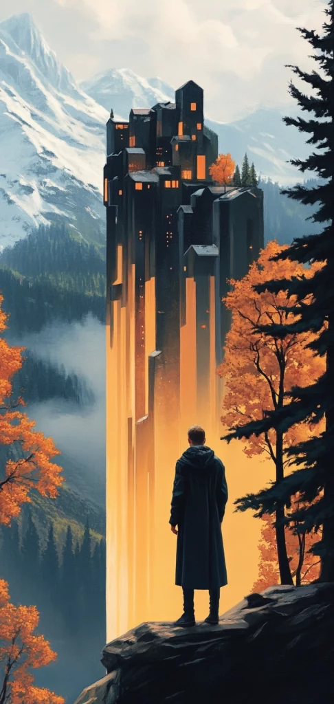 Vibrant Autumn Contrasts - High Contrast