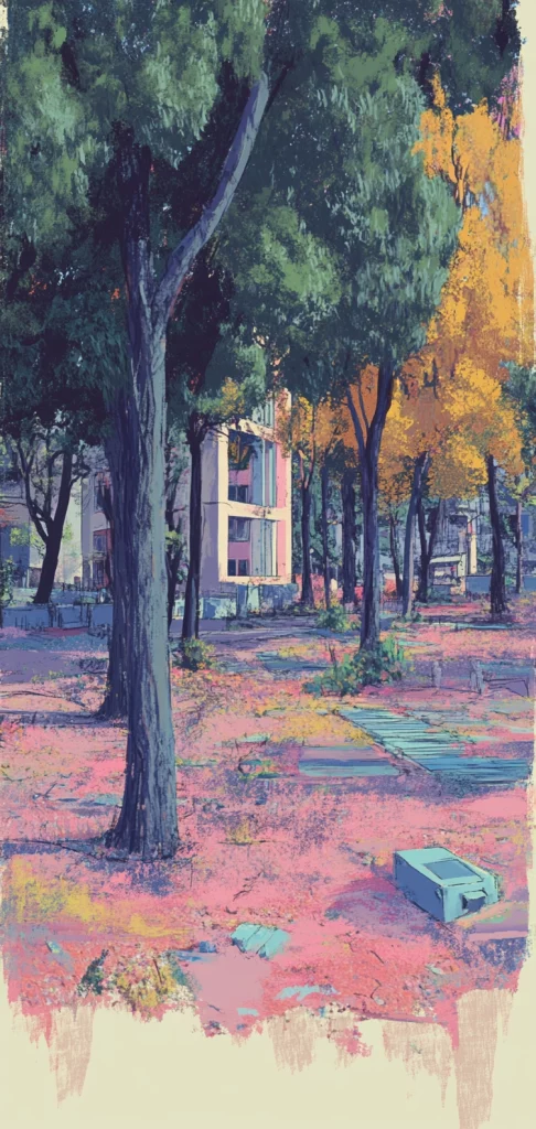 Pastel Coastal Dreamscape - Oil Painting