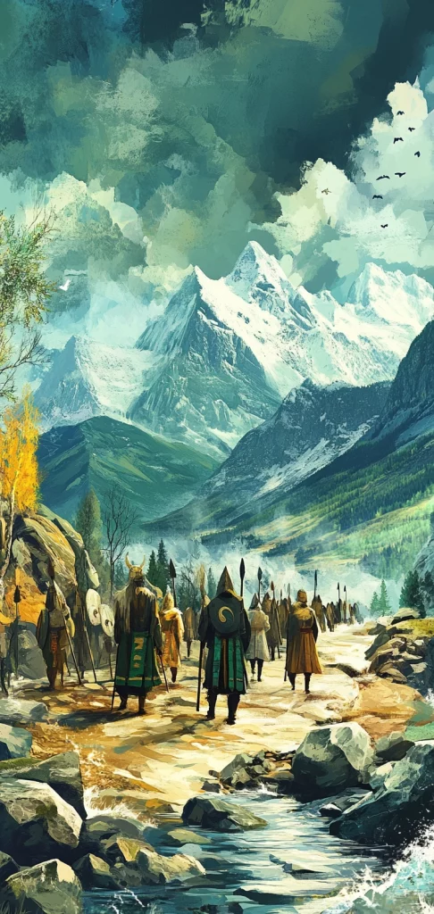 Vivid Seasonal Landscapes - Warm Tone