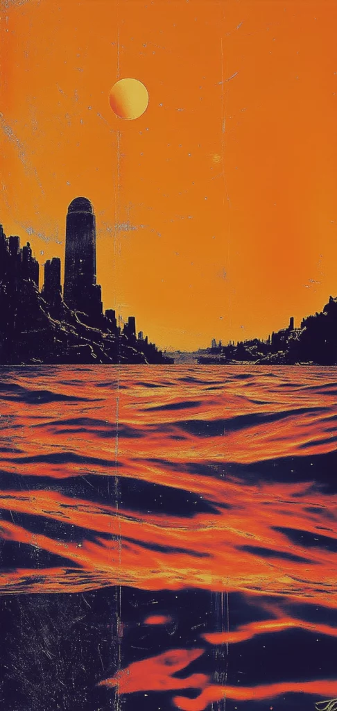 Cinematic Orange Dystopia - Surrealism