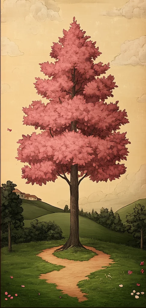 Pink Pastel Architecture - Cartoon