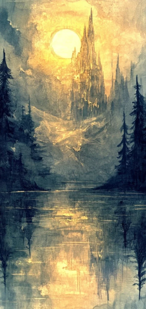 Luminous Golden Contrast - Cool Tone