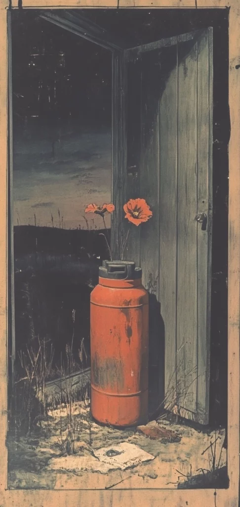 Sepia Nighttime Glow - Retro