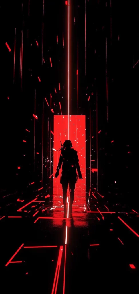 High Contrast Noir Red - Tech