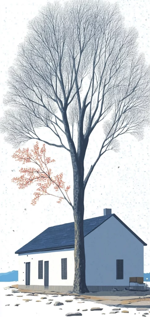 Luminous Cool-Toned Landscape - Cool Tone